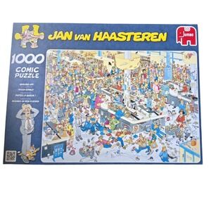 Jan van Haasteren 1000 Piece Comic Puzzle Queued Up! Jumbo 174 Supermarket Humor
